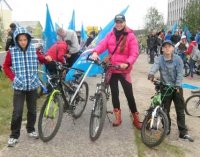 В Ноябрьске прошел велопробег посвященный Дню города