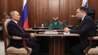 Президент России Владимир Путин встретился с руководителем Росмолодёжи Александром Бугаевым