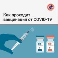 МинЗдрав России подготовил карточки о том, как проходит вакцинация от COVID-19
